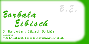 borbala eibisch business card